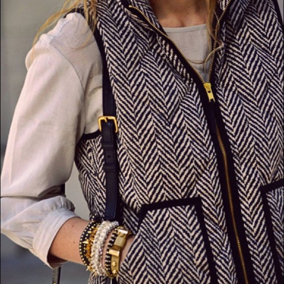 ✨NWT J. Crew Herringbone vest - Picture 5 of 5